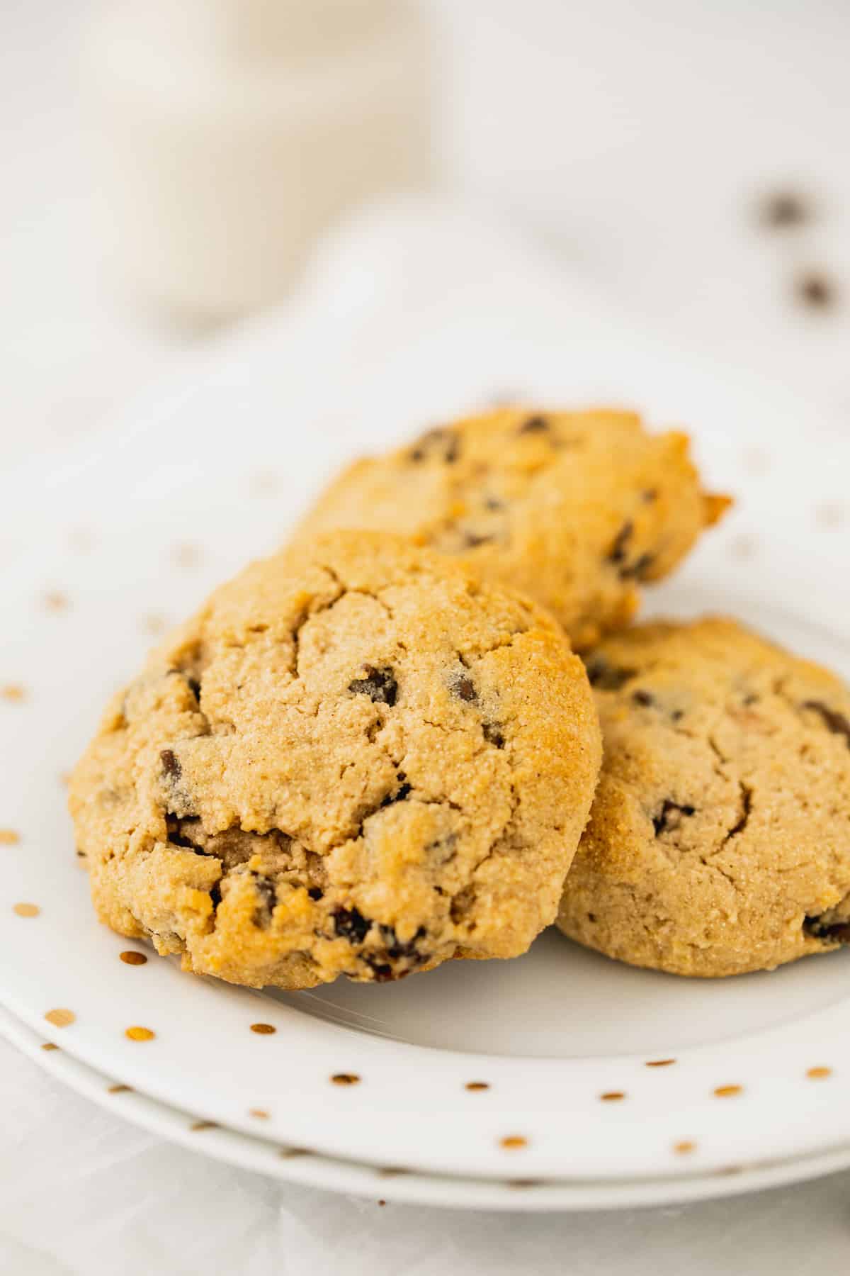 cassava flour chocolate chip cookies.