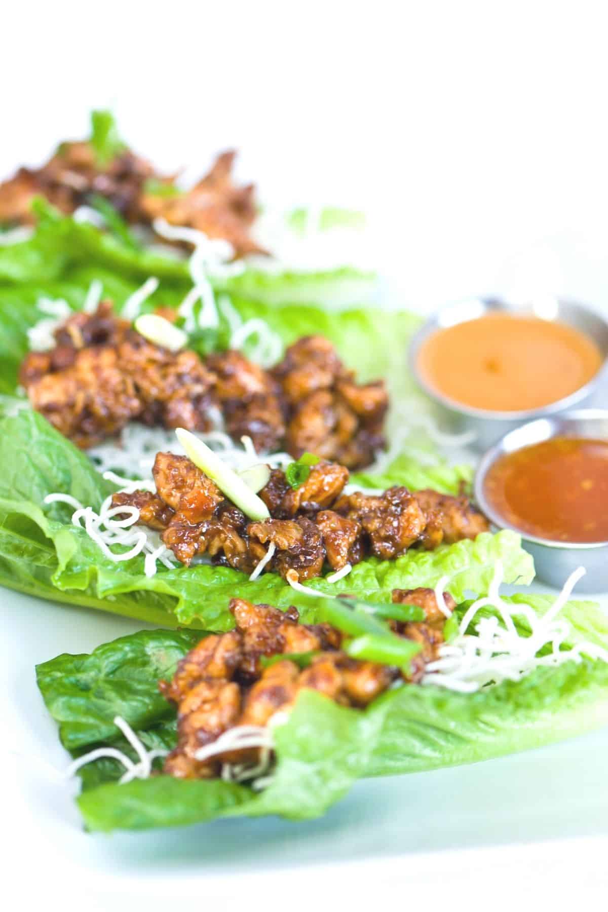 chicken lettuce wraps.