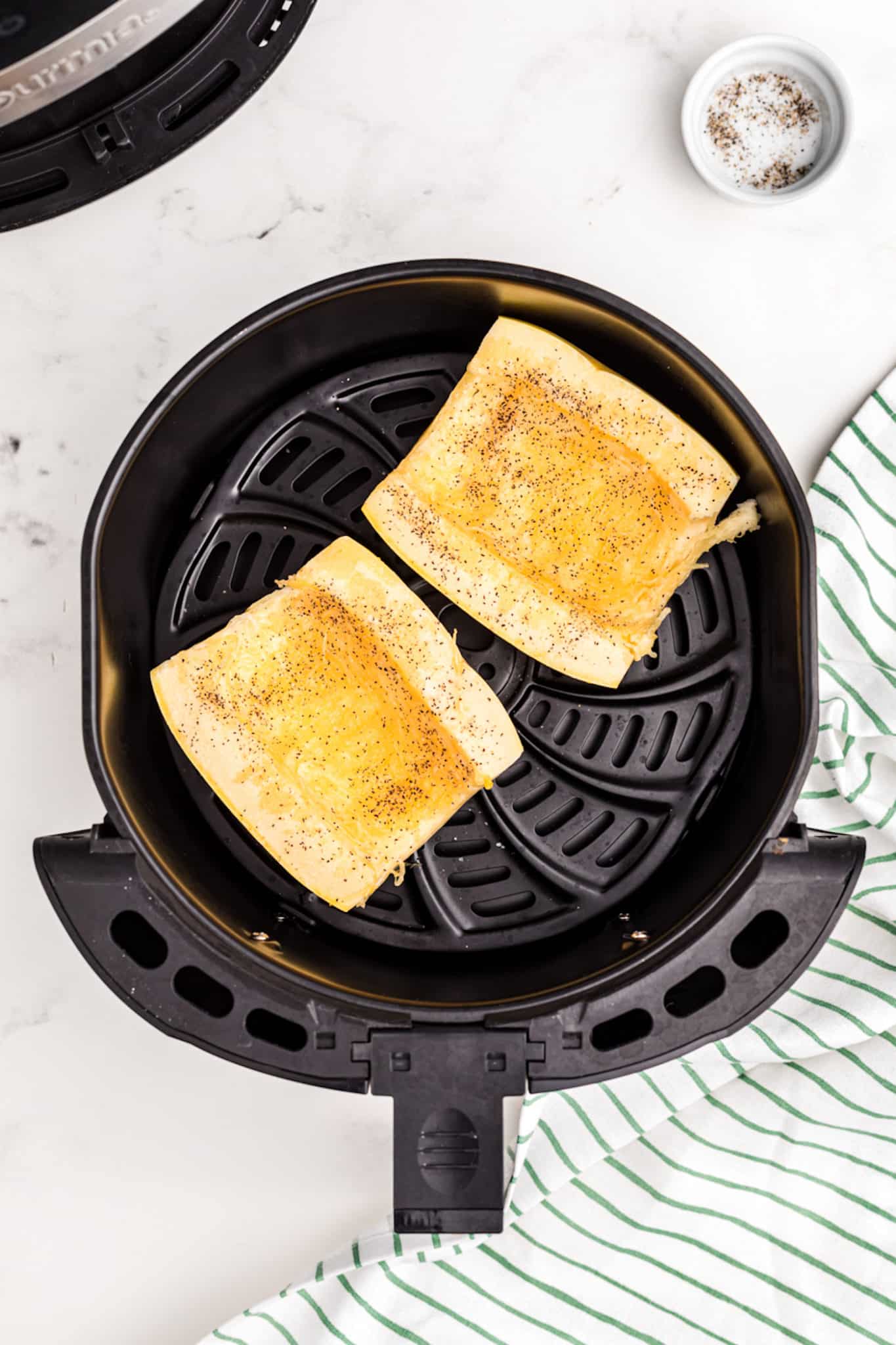 seasoned spaghetti squash in air fryer.