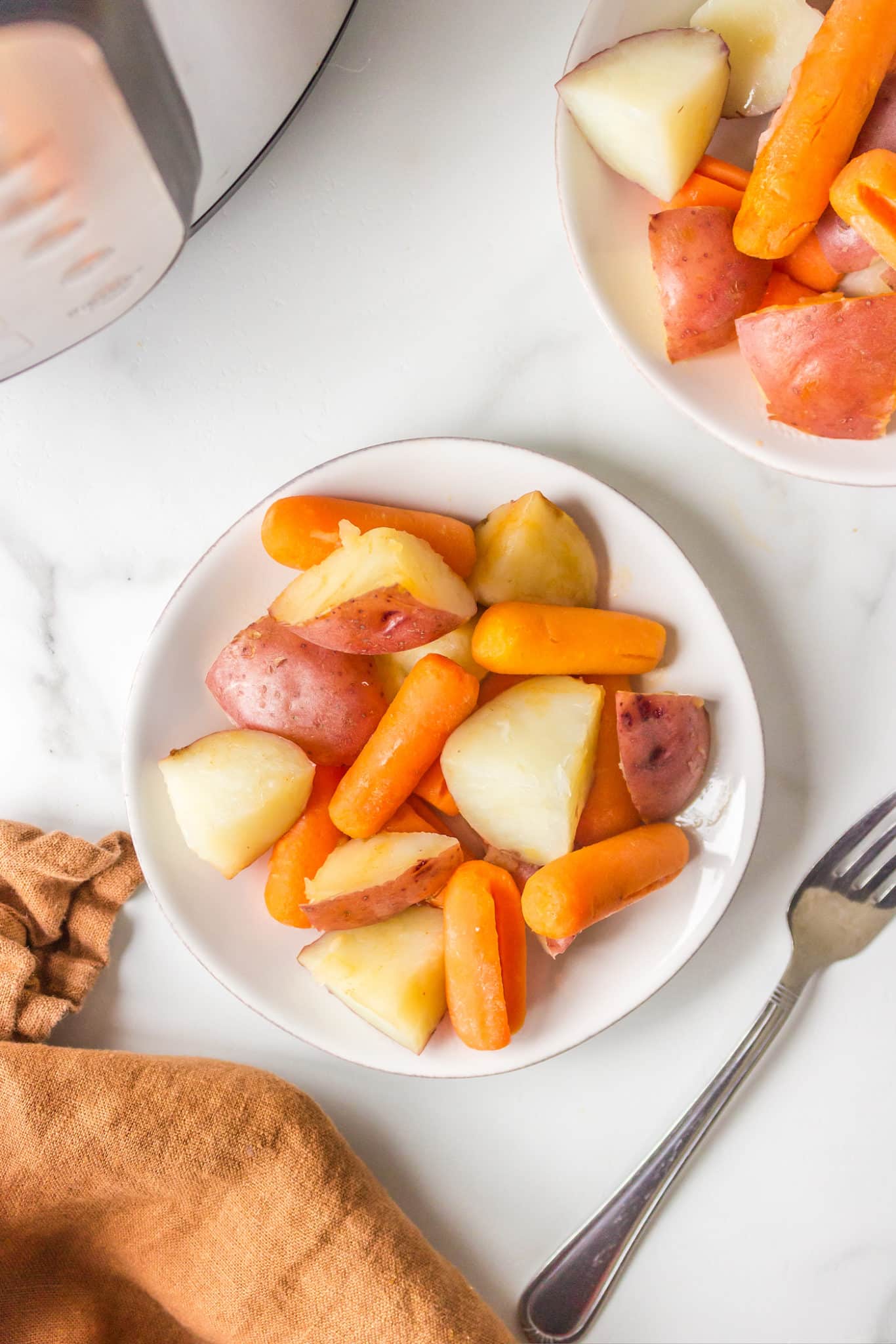 instant pot carrots and potatoes.