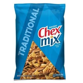 bag of savory chex mix.